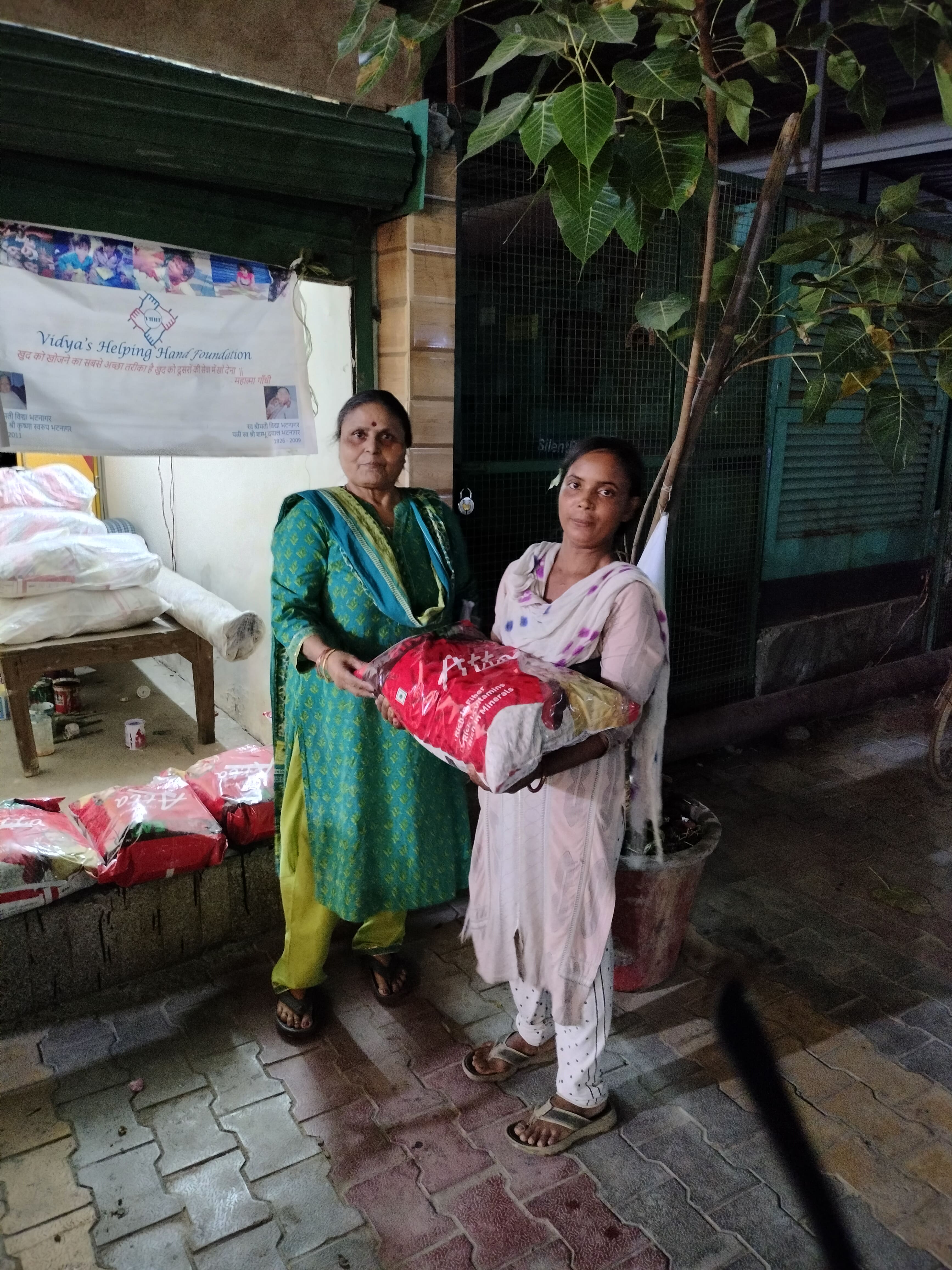 Atta Distribution on Janmashtami