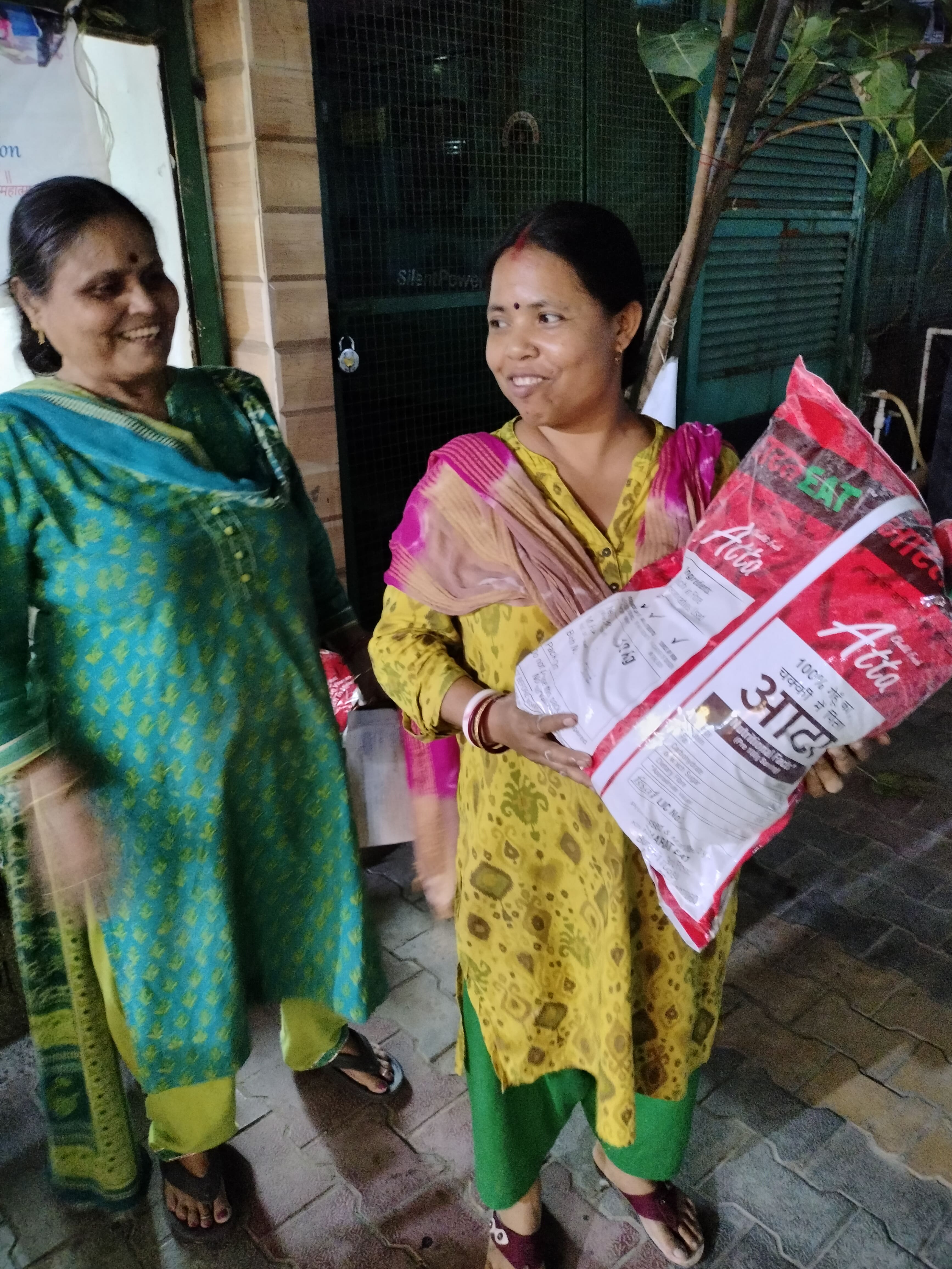 Atta Distribution on Janmashtami