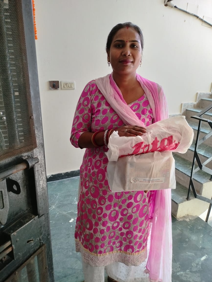 Snack packets on Holi