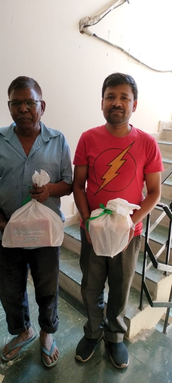Snack packets on Holi
