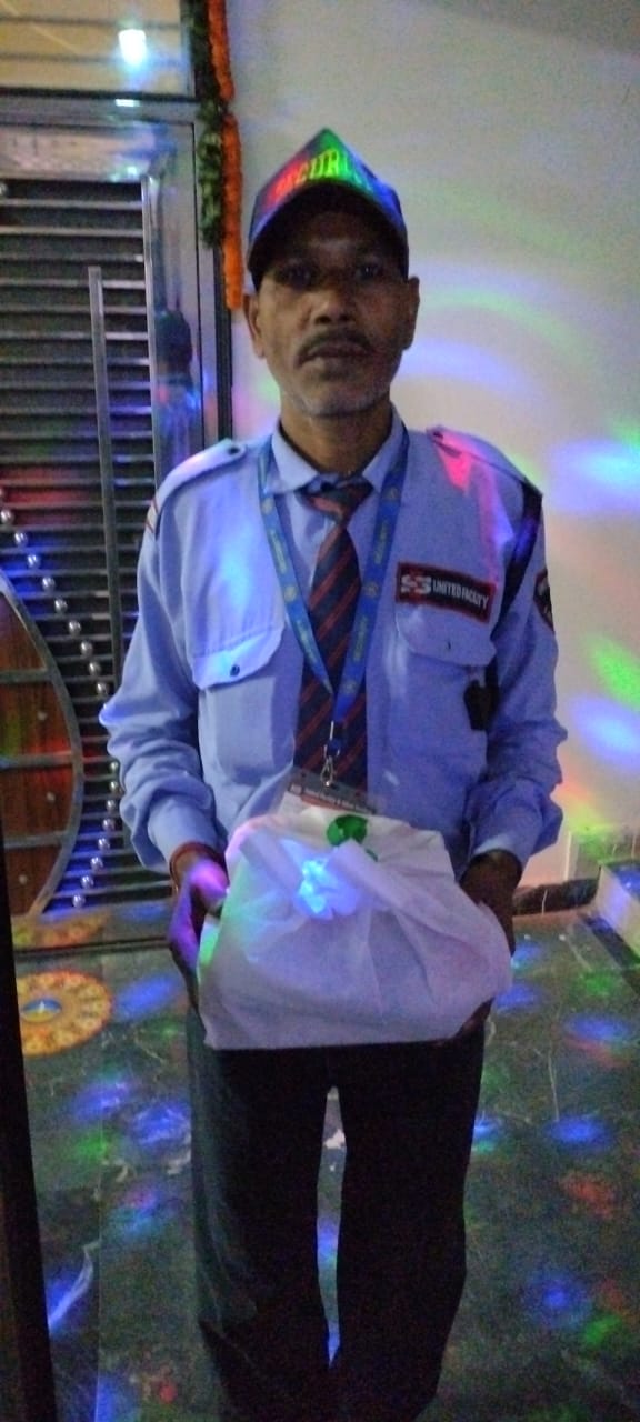 Snack packets on Holi