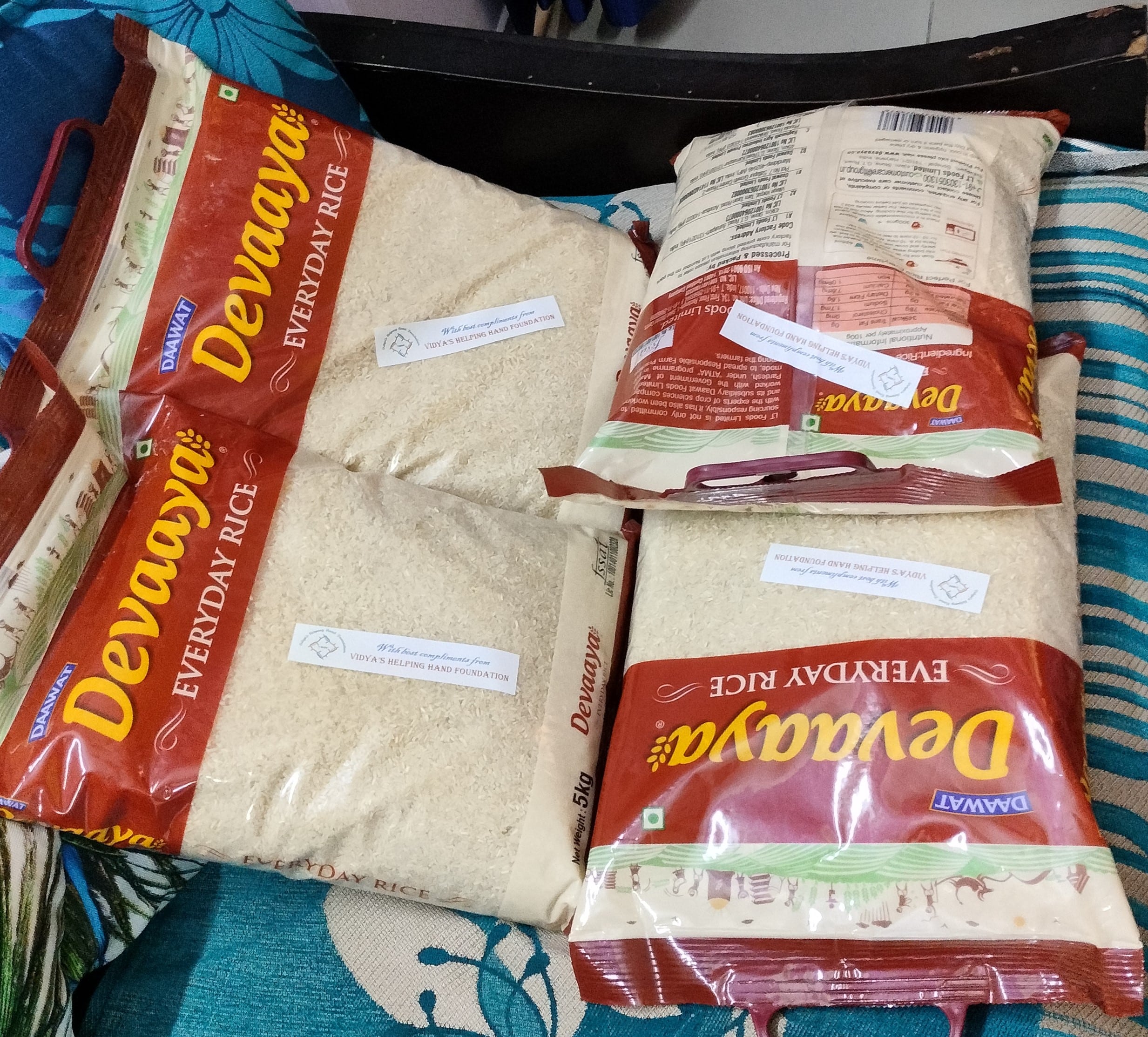 Rice Distribution on Navratri